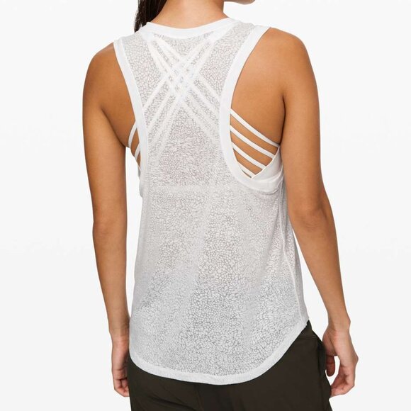 NEW Lululemon Timeless Classic Tank Polar Shift Veil White SIZE 8 - Picture 2 of 8